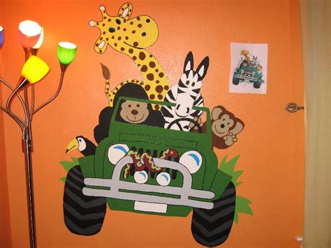 Maybe you would like to learn more about one of these? jungle door and room decorations | The completed safari ...
