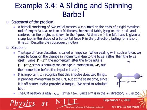 Ppt Physics 430 Lecture 6 Center Of Mass Angular Momentum