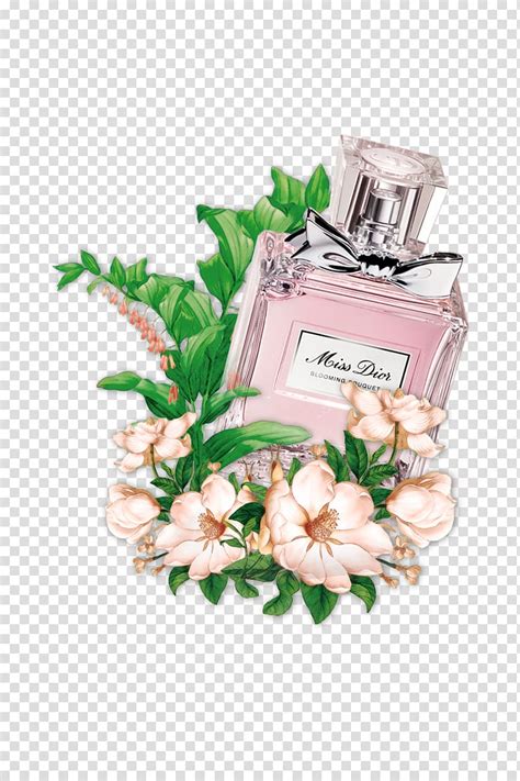 Add to favorites quick view. Miss Dior fragrance bottle and brown petaled flowers ...