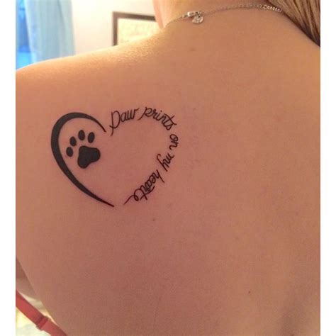 Dog Memorial Tattoos Quotes True Column Photos