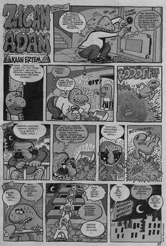 Çizgileri ve esprileriyle mizah dünyasında kendi ekolünü yaratan, leman dergisi çizerlerinden kaan ertem 53 yaşında hayatını kaybetti. Zıçan Adam (Kaan Ertem Karikatürleri) » Sayfa 1 - 1