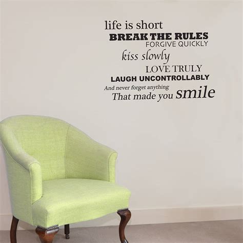 Smile Wall Sticker By Leonora Hammond