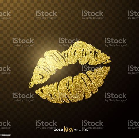 Gold Lips Stock Illustration Download Image Now Istock
