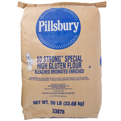 Pillsbury 50 Lb So Strong Special High Gluten Flour Ai Contents