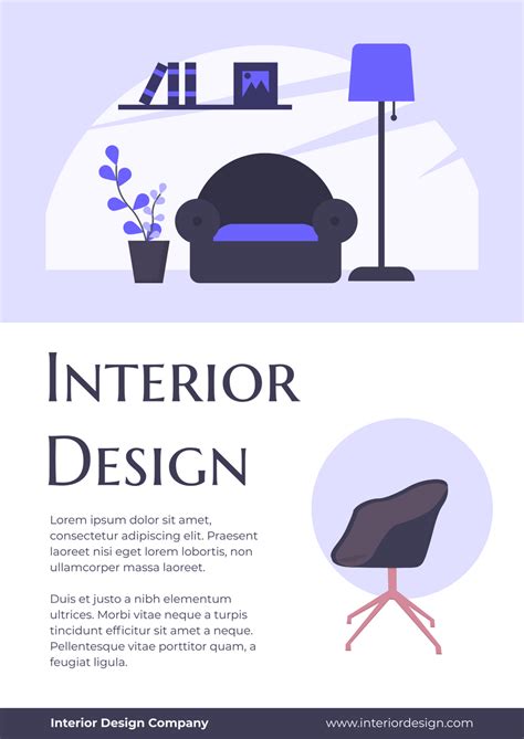 Interior Design Promotional Poster Poster Home Template