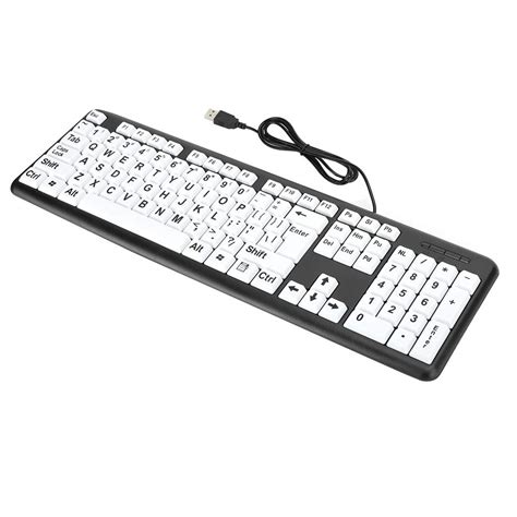 Buy Low Vision Keyboard Large Print Computer Keyboard Wired Usb High