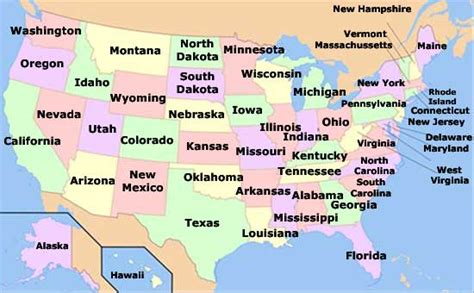 aprende los estados y las capitales de estados unidos de américa elabueloeduca
