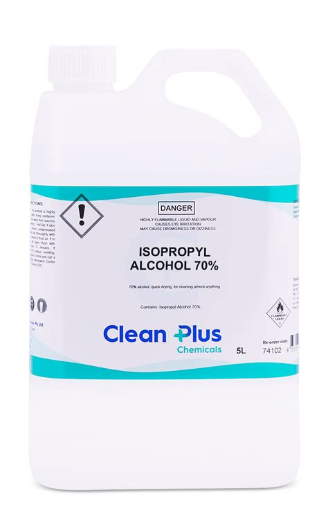 Isopropyl Alcohol 70 Clean Plus Chemicals