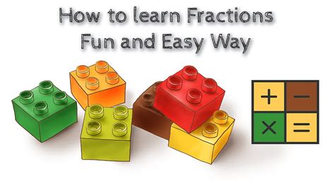 How To Learn Fractions Fun And Easy Way Youtube