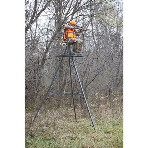 Guide Gear 13 Deluxe Tripod Deer Stand 177429 Tower And Tripod Stands