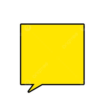 Yellow Speech Bubble Transparent Speech Bubble Transparent Yellow