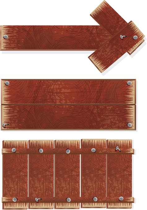 Download Wooden signs indicate vector Free Vector / 4Vector