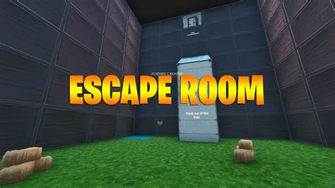 Escape Room Fortnite Creative Map Code Youtube