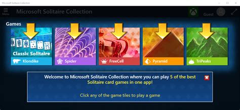 Microsoft Solitaire Collection Games Klondike