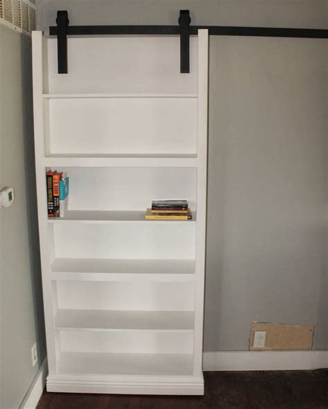 Finished Up The Sliding Bookcase And It Is Now In Its New Home Pretty