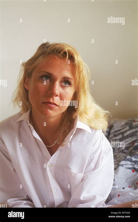 Woman On Bed Moody Hi Res Stock Photography And Images Alamy