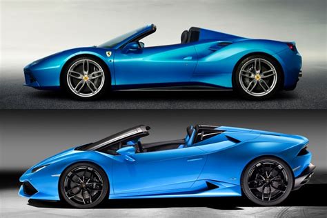Weighing in at 3,135 lbs. Lamborghini Huracan Spyder vs Ferrari 488: How Do They Stack Up?