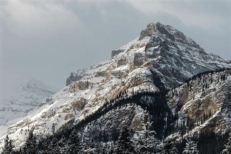 Rugged Mountain Peak With Snow Photograph By Keith Levit Fine Art America