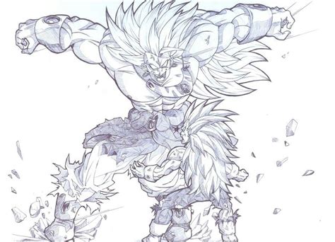 Broly vs Vegeta | Ilustrações, Desenhos dragonball, Desenho