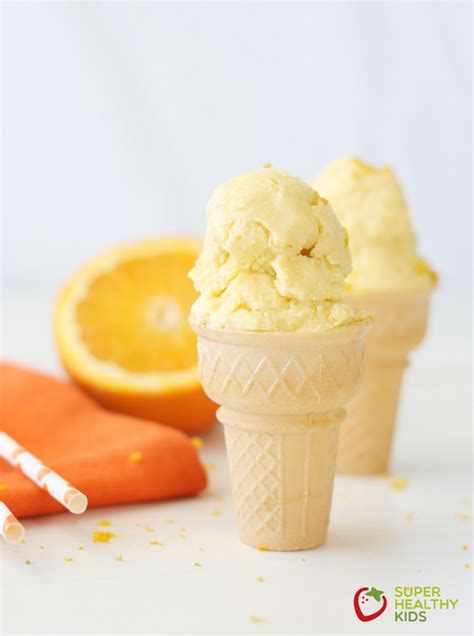 Homemade Orange Creamsicle Ice Cream Recipe