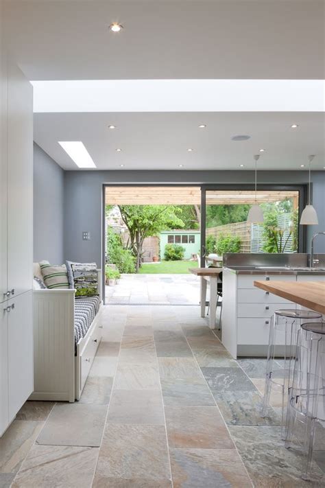 If you thought tiles for kitchens were just those plain old ceramic tiles that everyone's been using for decades, think again. 25 Stone Flooring Ideas With Pros And Cons - DigsDigs