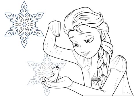 Free Coloring Pages Elsa Frozen 2 Coloring Pages