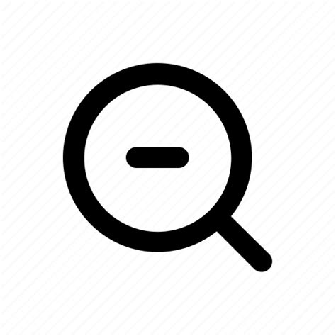 Magnify Out Zoom Icon