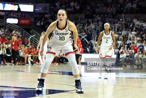 uconn huskies guard nika muhl defends during a college basketball news photo getty images