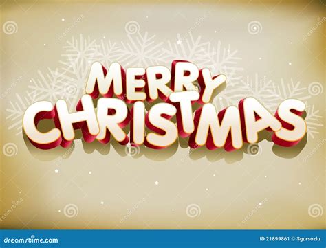 Merry Christmas 3d Stock Image Image 21899861