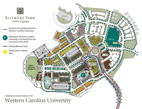 Western Carolina University Campus Map Map Vector