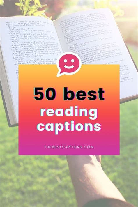50 Best Reading Captions Books Captions Instagram Reading Books