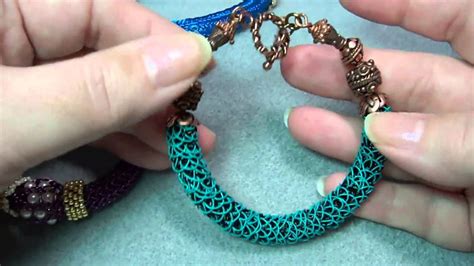 How To Knit Jewelry Embellishments Youtube