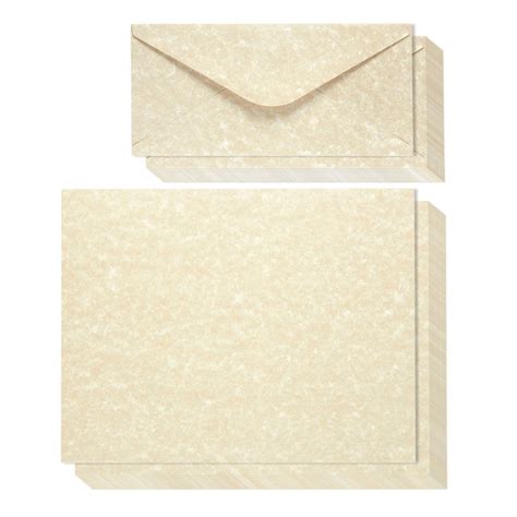 48 Count Writing Stationery Paper Letter Set With 48 Count Envelopes