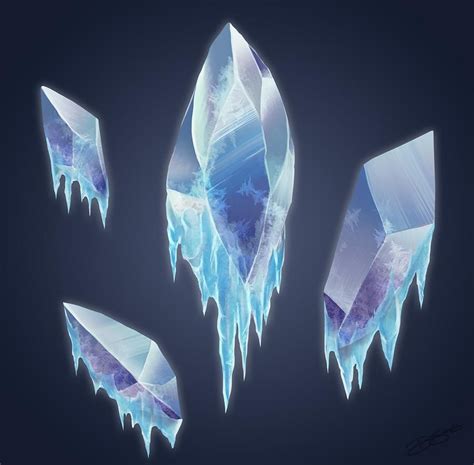 Ice Crystals By Sketchingsands On Deviantart Ice Drawing Ice