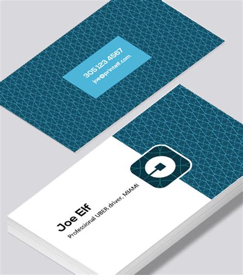 Uber, an emerging business giant, is one such ridesharing company that disrupted the industry in it is provided in the form of cash, debit card linked to the app, credit cards, bank transfer, or wallets. Uber business card - Modern Design