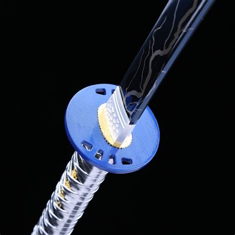 Blue Lightning Blade Katana Handmade Japanese Sword High Manganese
