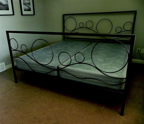 The bed is only the start of your decorating journey. Wrought Iron Bed Rolling Hills Design | Bed frame and headboard, Iron bed, Iron headboard