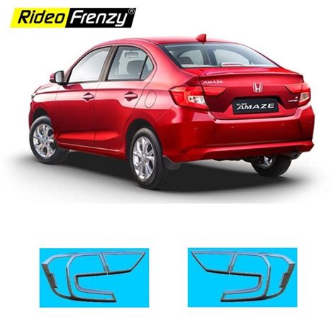 Buy Honda Amaze 2018 Chrome Tail Light Garnish Online India Rustfree