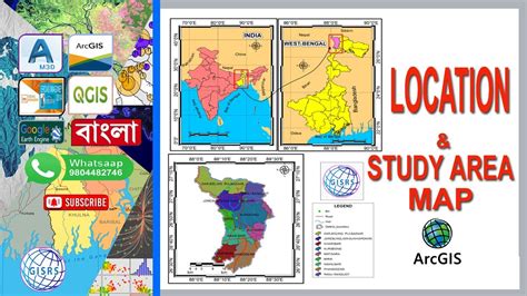 Study Area Mapping Create Map Layout In ArcGIS How To Prepare