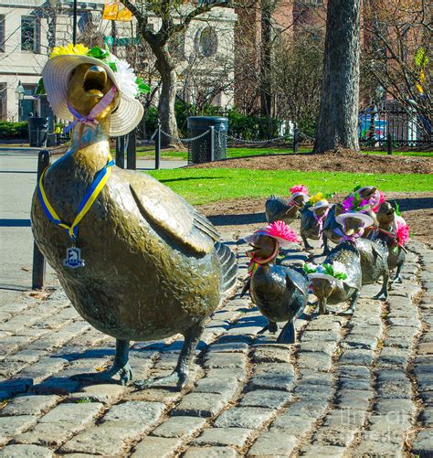 Make Way For Ducklings Statues Photograph By Mike Ste Marie