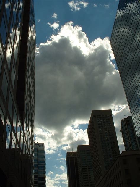 Clouds And Office Buildings Free Photo Download Freeimages