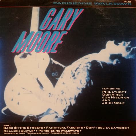 Gary Moore Parisienne Walkways Vinyl Discogs