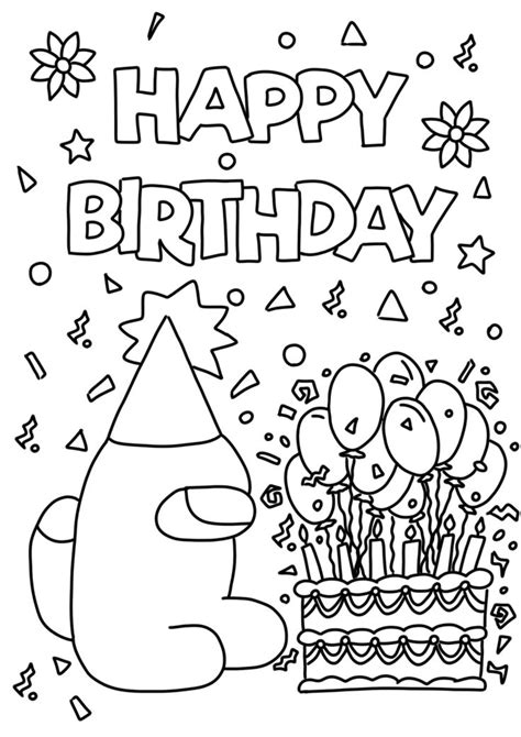 Among Us Coloring Pages For Kids Among Us 9 Coloring Page Free