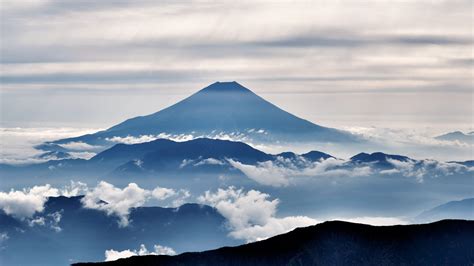2560x1440 Mount Fuji Landscape Clouds 1440p Resolution Hd 4k Wallpapers