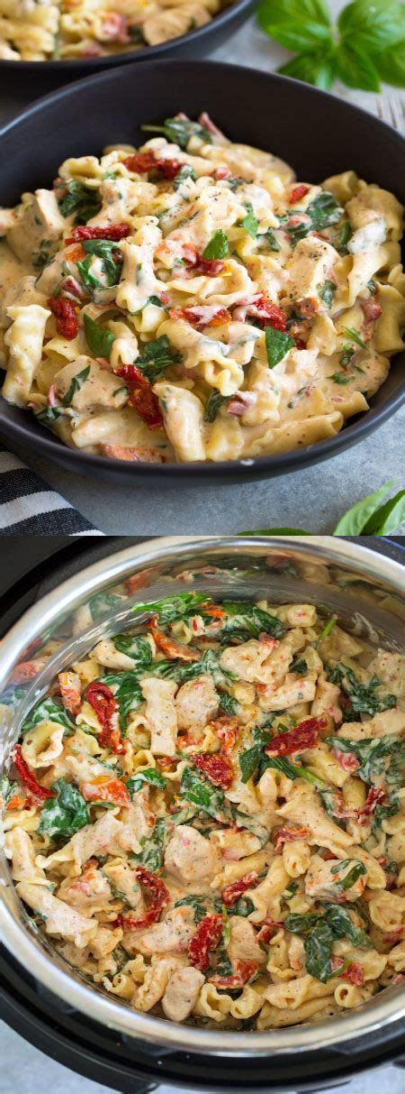 Set on manual, (or pressure cook) for 3 minutes. Instant Pot Creamy Tuscan Chicken Pasta Recipe in 2020 ...
