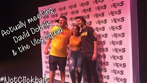Actually Meeting David Dobrik And The Vlog Squad Youtube