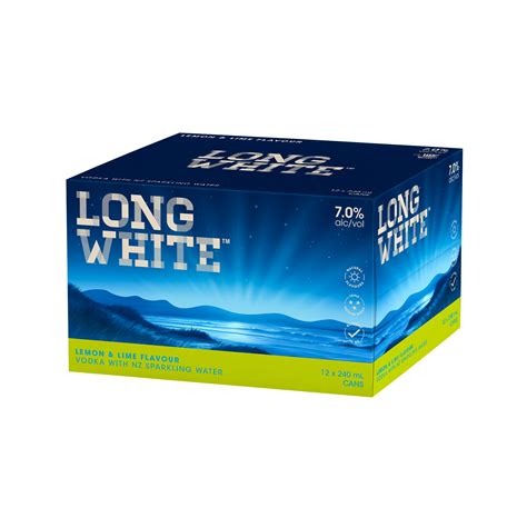 Long White Lemon & Lime 7% 12x240mL – Thirsty Liquor