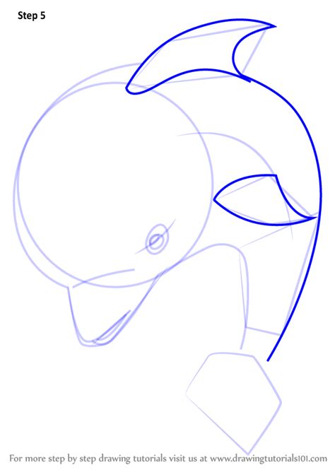 Signup for free weekly drawing tutorials. Learn How to Draw Dolphin for Kids (Animals for Kids) Step ...