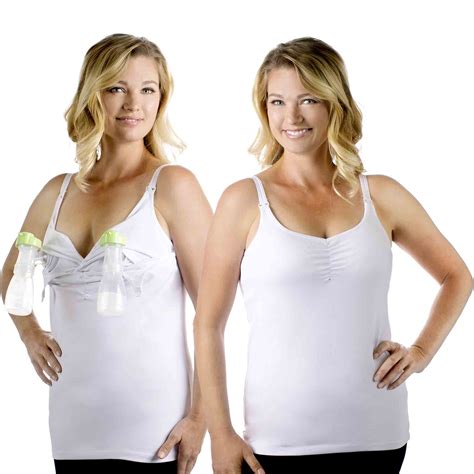 Rumina S Pump Nurse Classic All In One Nursing Tank For Maternity Nursing And Built In Hands