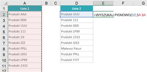 Jak porównać dwie kolumny w Excelu Poradnik Excel